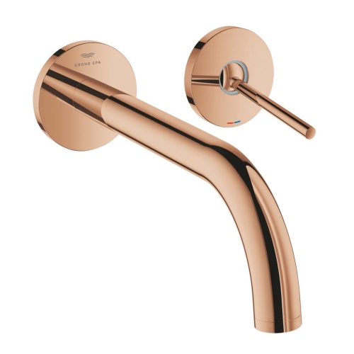 Grohe Lavabo Bataryası İki Delikli Duvardan Atrio Warm Sunset - 29406DA0 - Thumbnail
