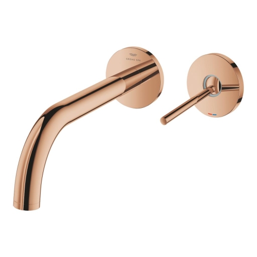 Grohe Lavabo Bataryası İki Delikli Duvardan Atrio Warm Sunset - 29406DA0 - Thumbnail