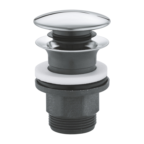 Grohe Lavabo Sifon Tapası Bas/Aç Kare ABS/Krom - 40824000