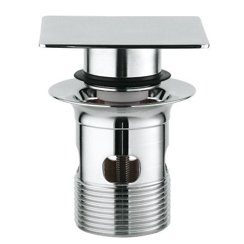 GROHE - Grohe Lavabo Sifon Tapası Bas/Aç Kare Krom - 40565000