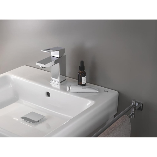 Grohe Lavabo Sifon Tapası Bas/Aç Kare Krom - 40565000 - 2
