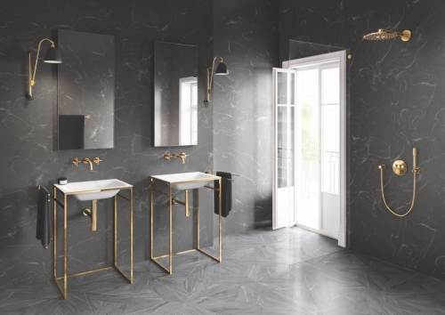 Grohe Lavabo Sifonu 330 mm Cool Sunrise - 28912GL0 - Thumbnail