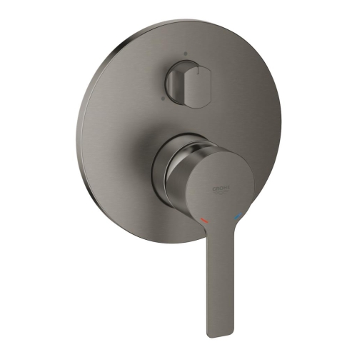 Grohe Lineare Ankastre Banyo Duş Bataryası 3 Çıkışlı Divertörlü Brushed Hard Graphite - 24095AL1 - Thumbnail