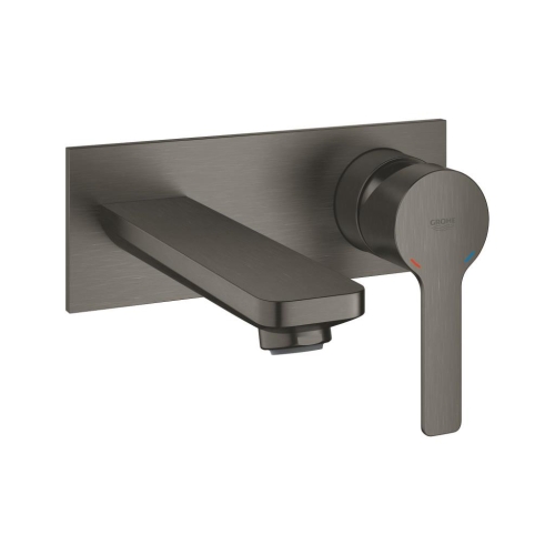 Grohe Lineare İki Delikli Lavabo Bataryası M-Boyut Brushed Hard Graphite -19409AL1