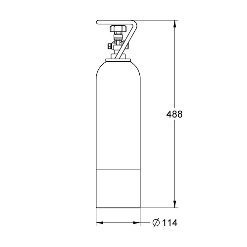 Grohe Mavi Başlangıç Kiti 2 Kg CO2 Şişesi 40424040 - Thumbnail