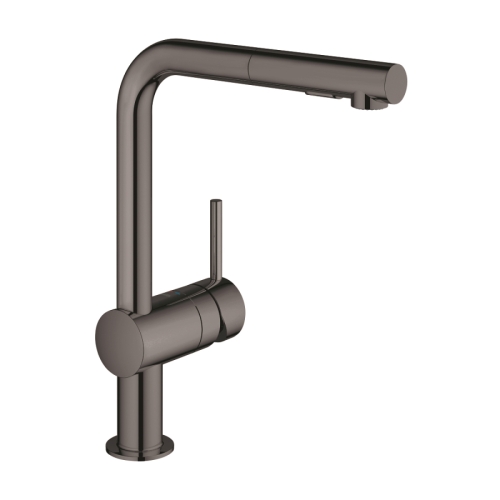 Grohe Minta Tek Kumandalı Eviye Bataryası Hard Graphite - 30274A00