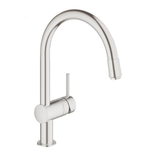 Grohe Minta Tek Kumandalı Eviye Bataryası Super Steel - 32918DC0 - 3