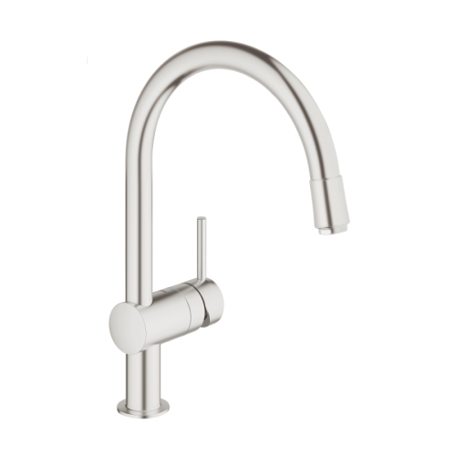 Grohe Minta Tek Kumandalı Eviye Bataryası Super Steel - 32918DC0 - 5