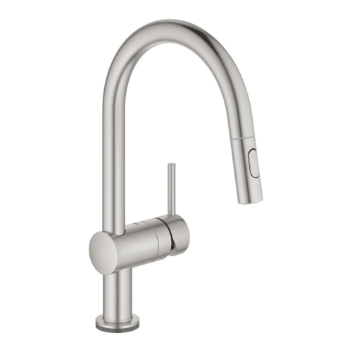 GROHE - Grohe Minta Touch Elektronik Dokunmatik Evye Bataryası Super Steel - 31358DC2
