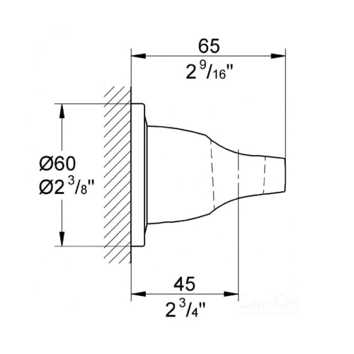 Grohe Ondus Duş Askısı Beyaz - 27188LS0 - Thumbnail
