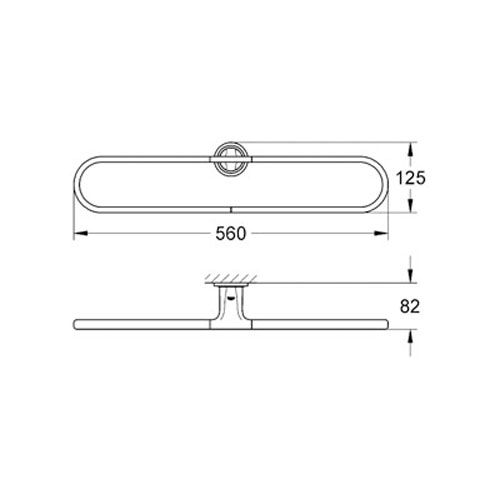 Grohe Ondus Uzun Havluluk - 40381000 - Thumbnail