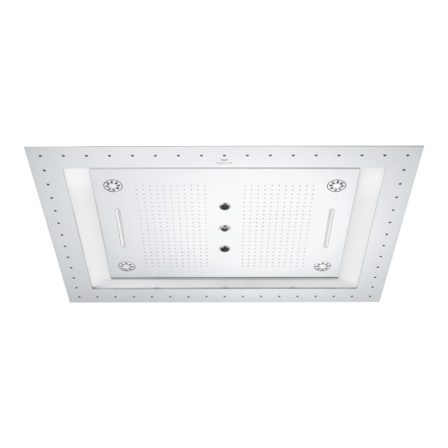 Grohe Rainshower Aqua 40″ AquaSymphony 6+ Akışlı ve Işıklı Tavan Duşu Krom – 26863000