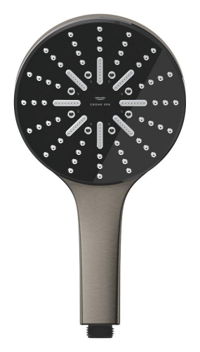 Grohe Rainshower Aqua El Duşu 3 Akışlı Br. Hard Graphite – 101676AL00 - Thumbnail