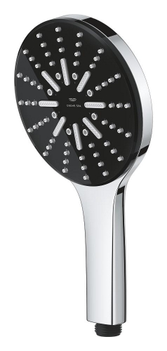 Grohe Rainshower Aqua El Duşu 3 Akışlı Krom+Siyah – 101676KI00 - Thumbnail