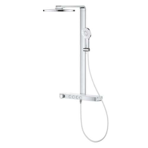 Grohe Rainshower Aqua Pure Duvara Monte Termostatik Bataryalı Duş Sistemi Krom - 1009640000 - Thumbnail