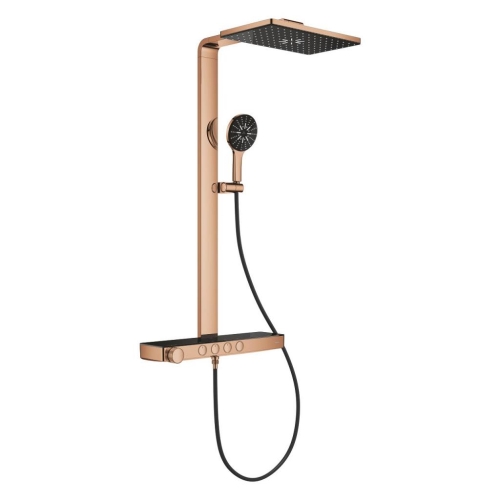 Grohe Rainshower Aqua Pure Duvara Monte Termostatik Bataryalı Duş Sistemi Warm Sunset – 100961DA00 - Thumbnail