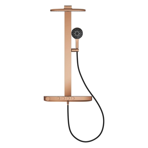 Grohe Rainshower Aqua Pure Duvara Monte Termostatik Bataryalı Duş Sistemi Warm Sunset – 100961DA00 - Thumbnail