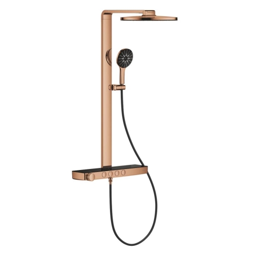 Grohe Rainshower Aqua Pure Duvara Monte Termostatik Bataryalı Duş Sistemi Warm Sunset – 100964DA00 - Thumbnail
