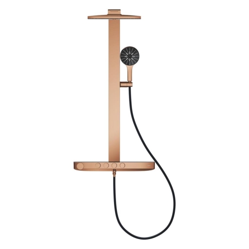 Grohe Rainshower Aqua Pure Duvara Monte Termostatik Bataryalı Duş Sistemi Warm Sunset – 100964DA00 - Thumbnail