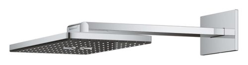 Grohe Rainshower Aqua Tepe Duşu Seti 400x230 Mm, 2 Akışlı Krom+Siyah – 107055KI00 - Thumbnail