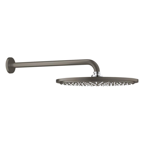 Grohe Rainshower Cosmopolitan Tepe Duşu ve Dirseği 38cm Brushed Hard Graphite - 26066AL0