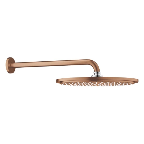 Grohe Rainshower Cosmopolitan Tepe Duşu ve Dirseği 38cm Brushed  Warm Sunset - 26066DL0