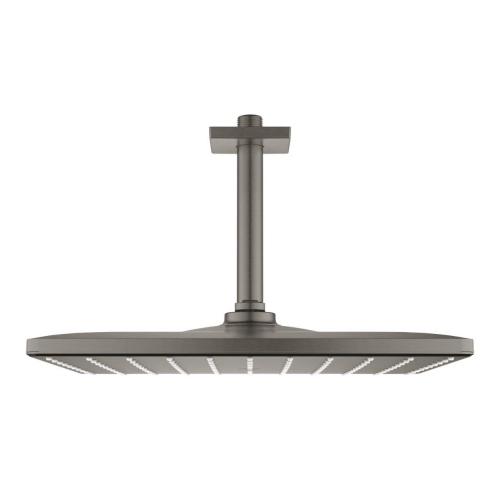 Grohe Rainshower Mono 310 Cube Tepe Duşu Seti 142 Mm, Tek Akışlı Brushed Hard Graphite - 26566AL0