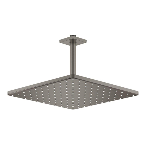 Grohe Rainshower Mono 310 Cube Tepe Duşu Seti 142 Mm, Tek Akışlı Brushed Hard Graphite - 26566AL0 - 2