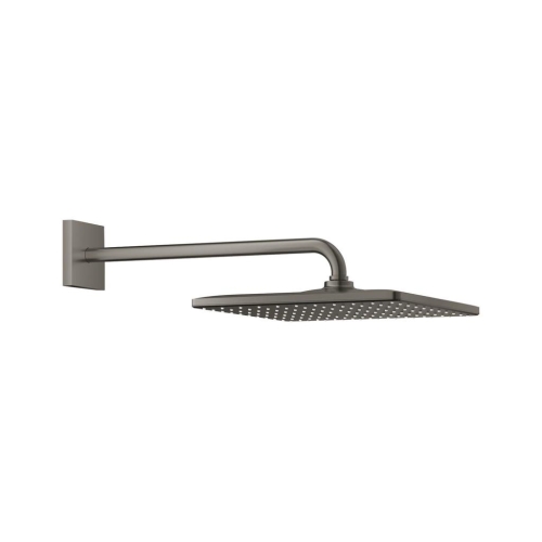 Grohe Rainshower Mono 310 Cube Tepe Duşu Seti 422 Mm, Tek Akışlı Brushed Hard Graphite - 26564AL0