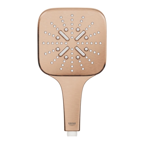 Grohe Rainshower SmartActive 130 Cube El Duşu 3 Akışlı Brushed Warm Sunset - 26582DL0 - Thumbnail