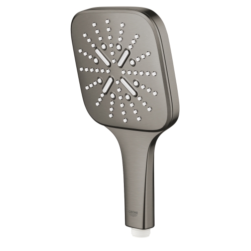 Grohe Rainshower SmartActive 130 Cube El Duşu 3 Akışlı Brushed Hard Graphite – 26582AL0 - Thumbnail