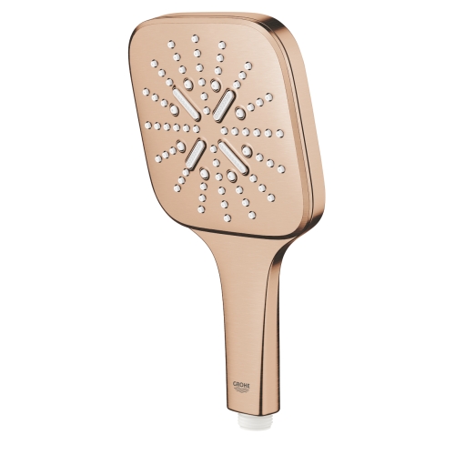 Grohe Rainshower SmartActive 130 Cube El Duşu 3 Akışlı Brushed Warm Sunset – 26582DL0 - Thumbnail