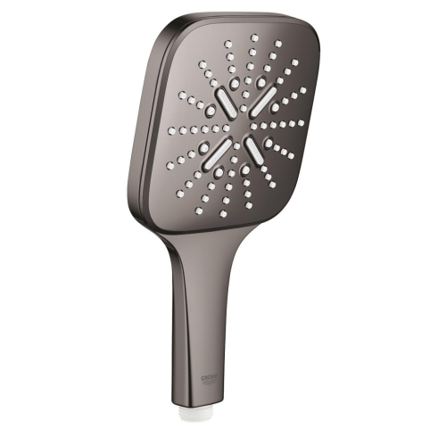 GROHE - Grohe Rainshower Smartactive 130 Cube El Duşu 3 Akışlı Hard Graphite – 26582A00
