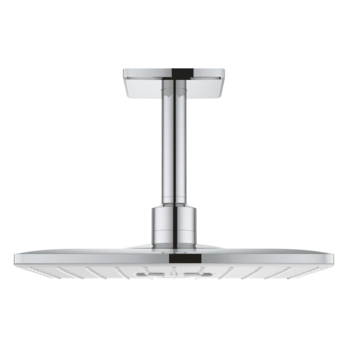 GROHE - Grohe Rainshower Smartactive 310 Cube Tepe Duşu Seti 142 Mm, 2 Akışlı, Krom-Beyaz- 26481LS0