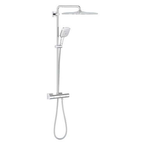 Grohe Rainshower Smartactive 310 Duvara Monte Termostatik Bataryalı Duş Sistemi - 26652000 - Thumbnail