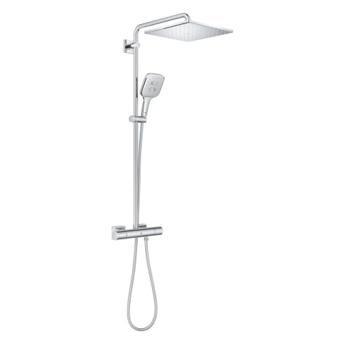 Grohe Rainshower Smartactive 310 Duvara Monte Termostatik Bataryalı Duş Sistemi - 26652000 - Thumbnail