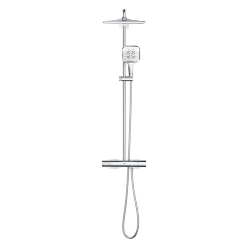 Grohe Rainshower Smartactive 310 Duvara Monte Termostatik Bataryalı Duş Sistemi - 26652000 - Thumbnail
