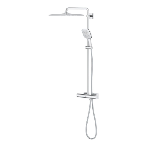 Grohe Rainshower Smartactive 310 Duvara Monte Termostatik Bataryalı Duş Sistemi - 26652000 - Thumbnail