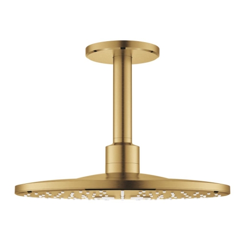 GROHE - Grohe Rainshower Smartactive 310 Tepe Duşu Seti 142 Mm, 2 Akışlı Brushed Cool Sunrise - 26477GN0