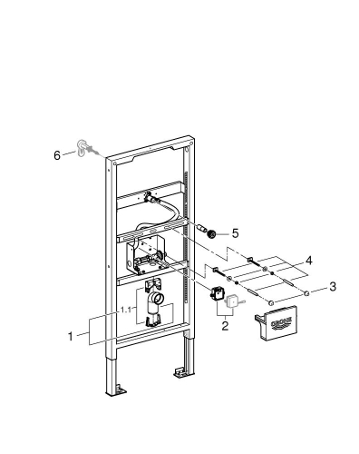 Grohe Rapid S L Isı Sensörlü Urinal Rezervuar - 39376000 - Thumbnail