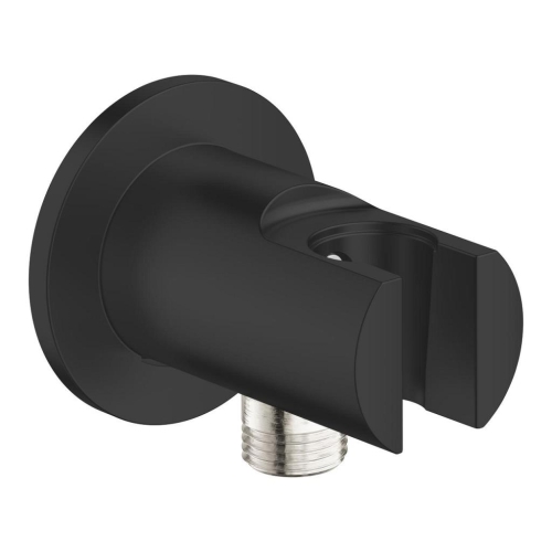 Grohe Relexa Duş Çıkış Dirseği El Duş Askılı Mat Siyah – 286282431 - Thumbnail