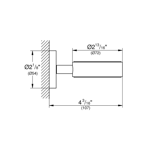 Grohe Sabunluk ve Diş Fırç. Tut. Essentials Brushed Hard Graphite - 40369AL1 - Thumbnail