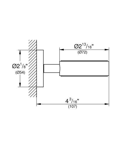 Grohe Sabunluk ve Diş Fırç. Tut. Essentials Cool Sunrise - 40369GL1 - Thumbnail