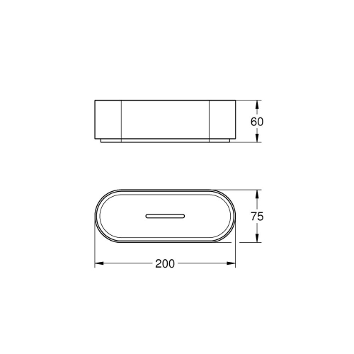 Grohe Selection Duş Rafı, Tutacak Hariç - 41037000 - Thumbnail