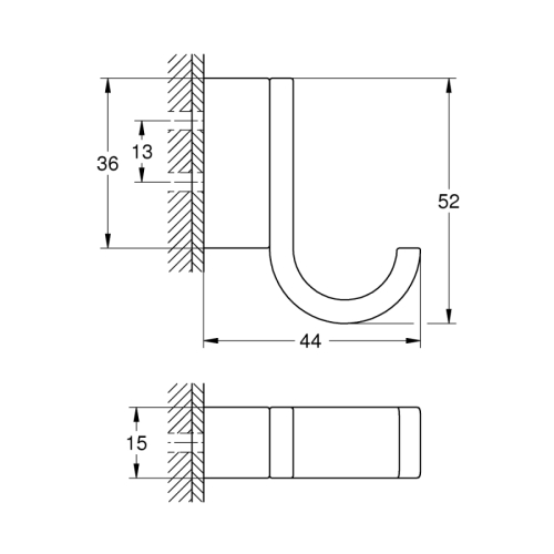 Grohe Selection Tekli Havlu Askısı Warm Sunset – 41039DA0 - 3