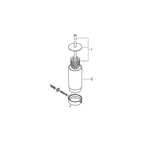 Grohe Selection Tuvalet Fırçası Seti Cool Sunrise - 41076GL0 - 2