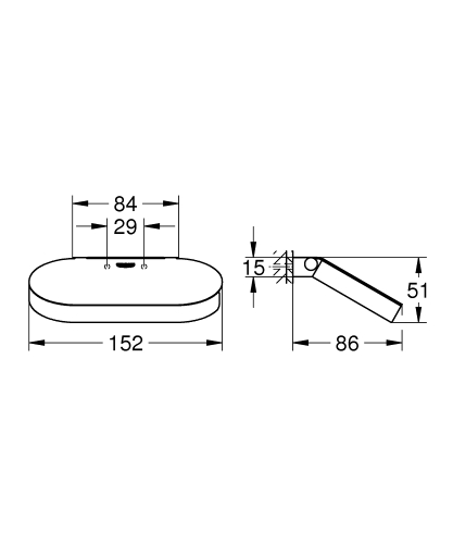 Grohe Selection Tuvalet Kağıtlığı Hard Graphite – 41069A00 - Thumbnail