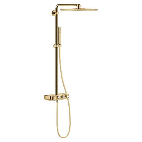 Grohe Euphoria SmartControl System 310 CubeDuvara Montaj için Termostatlı Duş Sistemi - 26508gl0 - Thumbnail