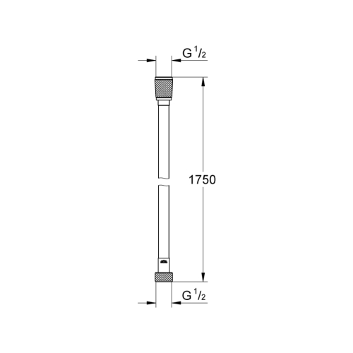 Grohe Silverflex Plastik Duş Hortumu 175 cm SuperSteel – 28388DC0 - Thumbnail