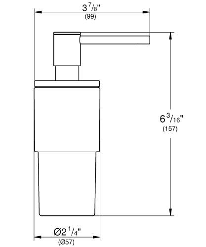 Grohe Sıvı Sabunluk Cam Tatucak Hariç 40306003 - Thumbnail
